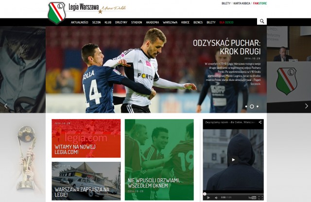 Nowa odsłona Legia.com