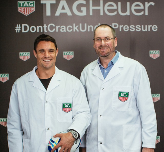 Dan Carter z ekskluzywnym zegarkiem