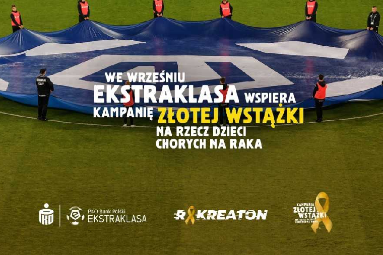 PKO BP Ekstraklasa dołącza do Kampanii Złotej Wstążki