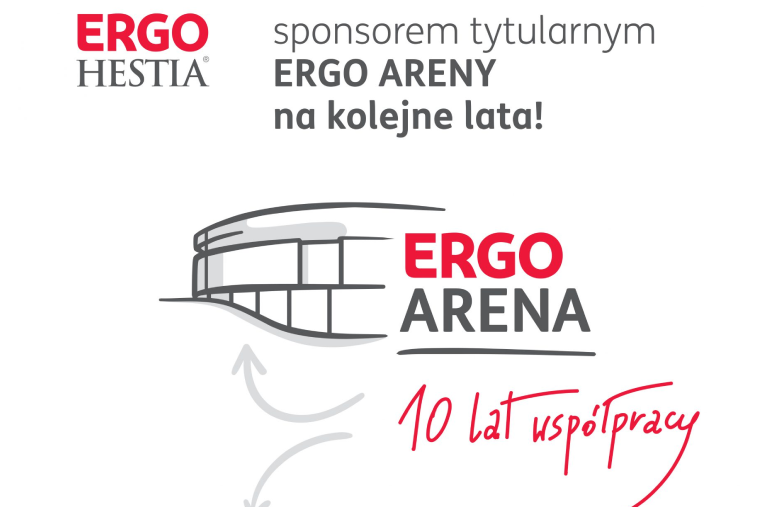 ERGO Hestia z nową umową na sponsoring ERGO Areny w Gdańsku i Sopocie