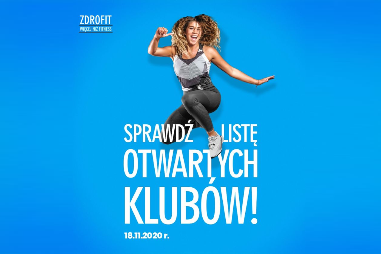 Fintess Klub Zdrofit otwiera część swoich obiektów