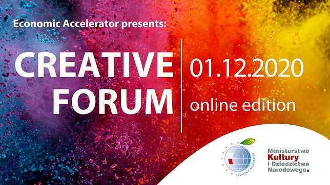 CREATIVE FORUM JUŻ 1 GRUDNIA W FORMIE ONLINE