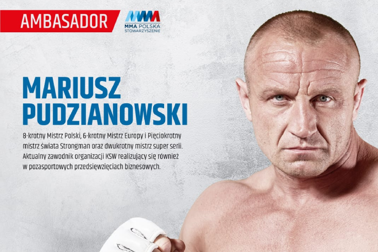 Mariusz Pudzianowski ambasadorem stowarzyszenia MMA Polska