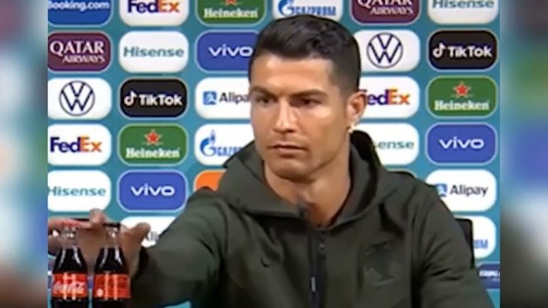 Cristiano Ronaldo z ważnym apelem. Bezpardonowo potraktował sponsora Euro 2020!