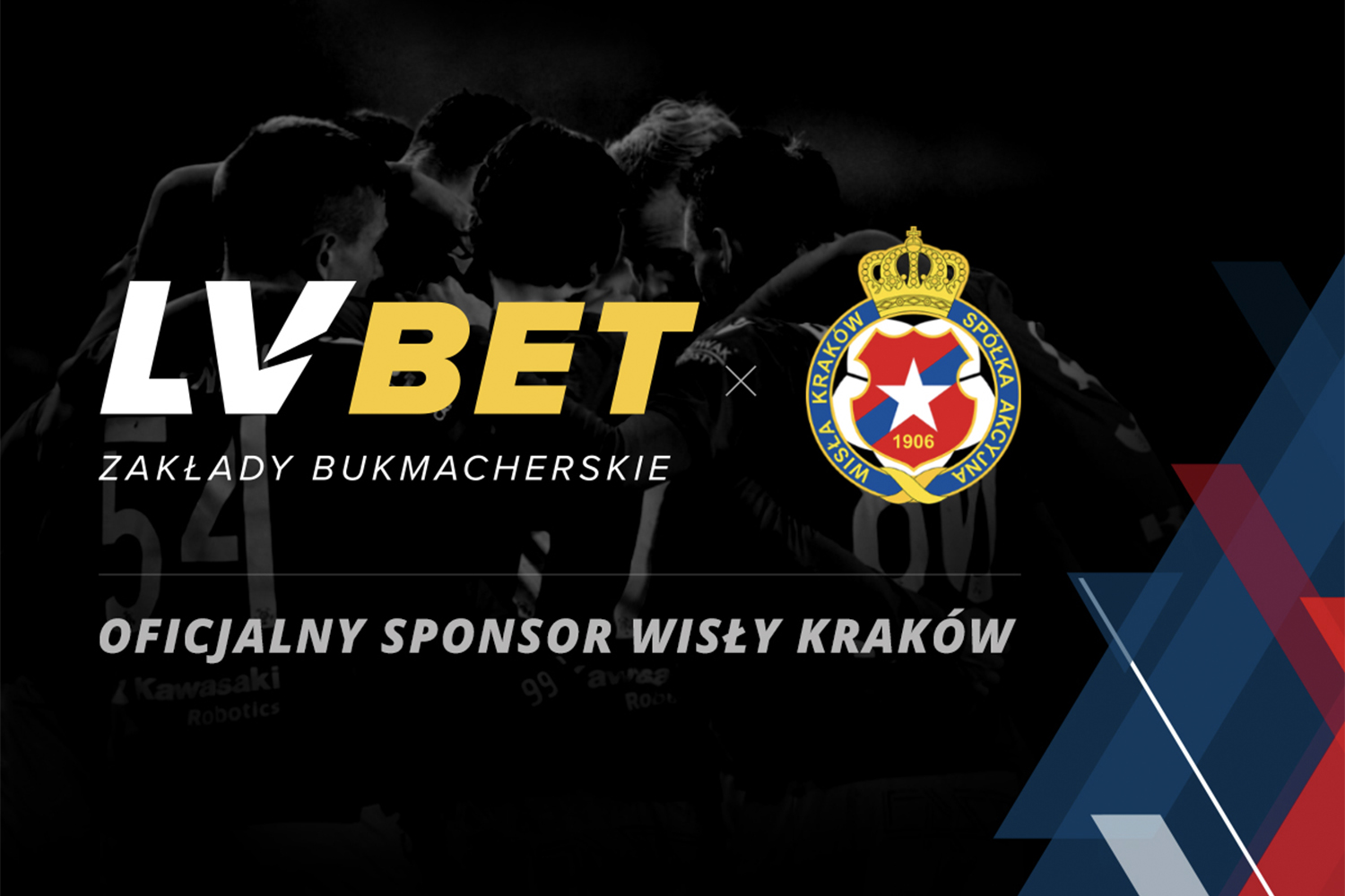 LV BET pozostaje w gronie Sponsorów Wisły Kraków do 2025 roku