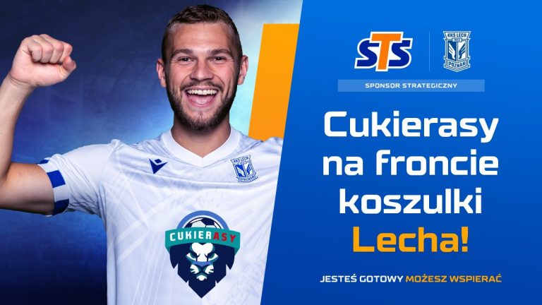 CukierAsy pojawią się na strojach Lecha Poznań w wyjazdowym meczu z Hapoelem