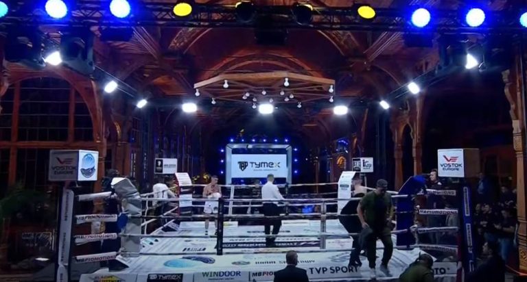 Duże zamieszanie i kuriozalne sceny na gali MB Boxing Night 14