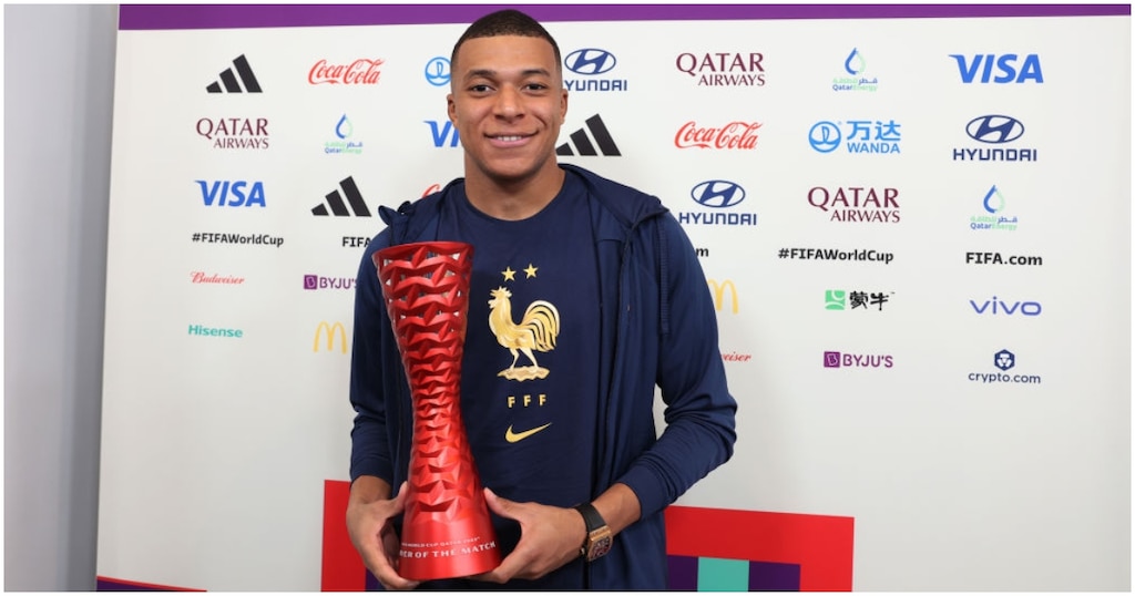 Kylian Mbappe odebrał nagrodę MVP meczu, ale ponownie nie pokazał loga &#8222;Budweiser&#8221;