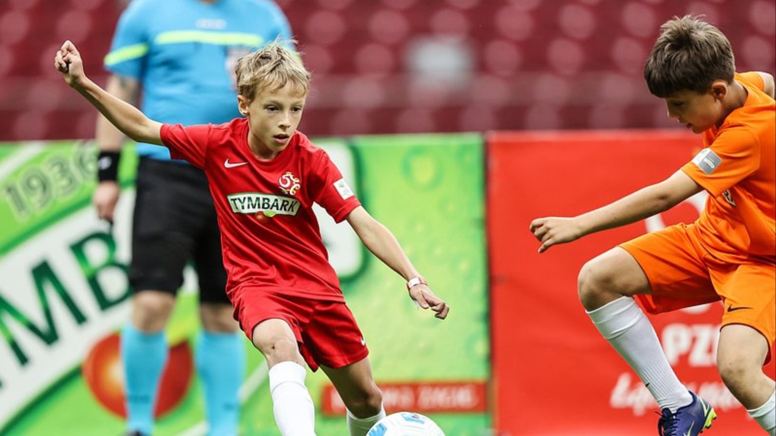 Wielki finał Pucharu Tymbarku na stadionie PGE Narodowym przed meczem Polska-Niemcy