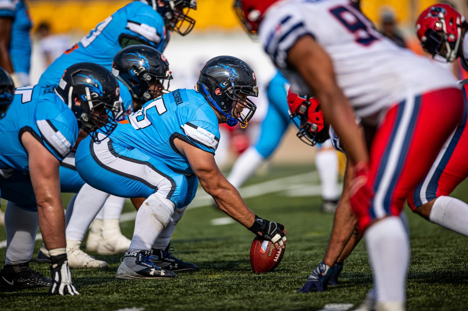 Futboliści Panthers Wrocław pokażą się w Polsacie (fot. mat. prasowe).