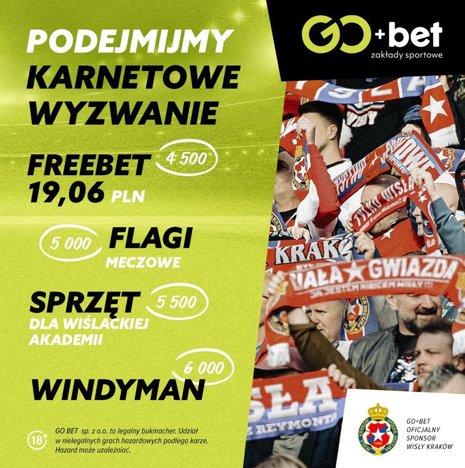 GO+bet przygotował specjalną ofertę dla fanów Białej Gwiazdy