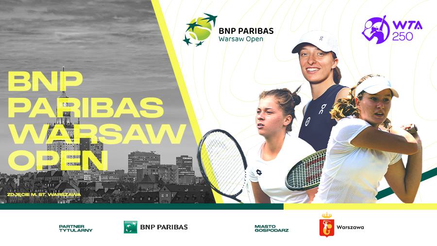 Turniej BNP Paribas Warsaw Open zbliża się wielkimi krokami.