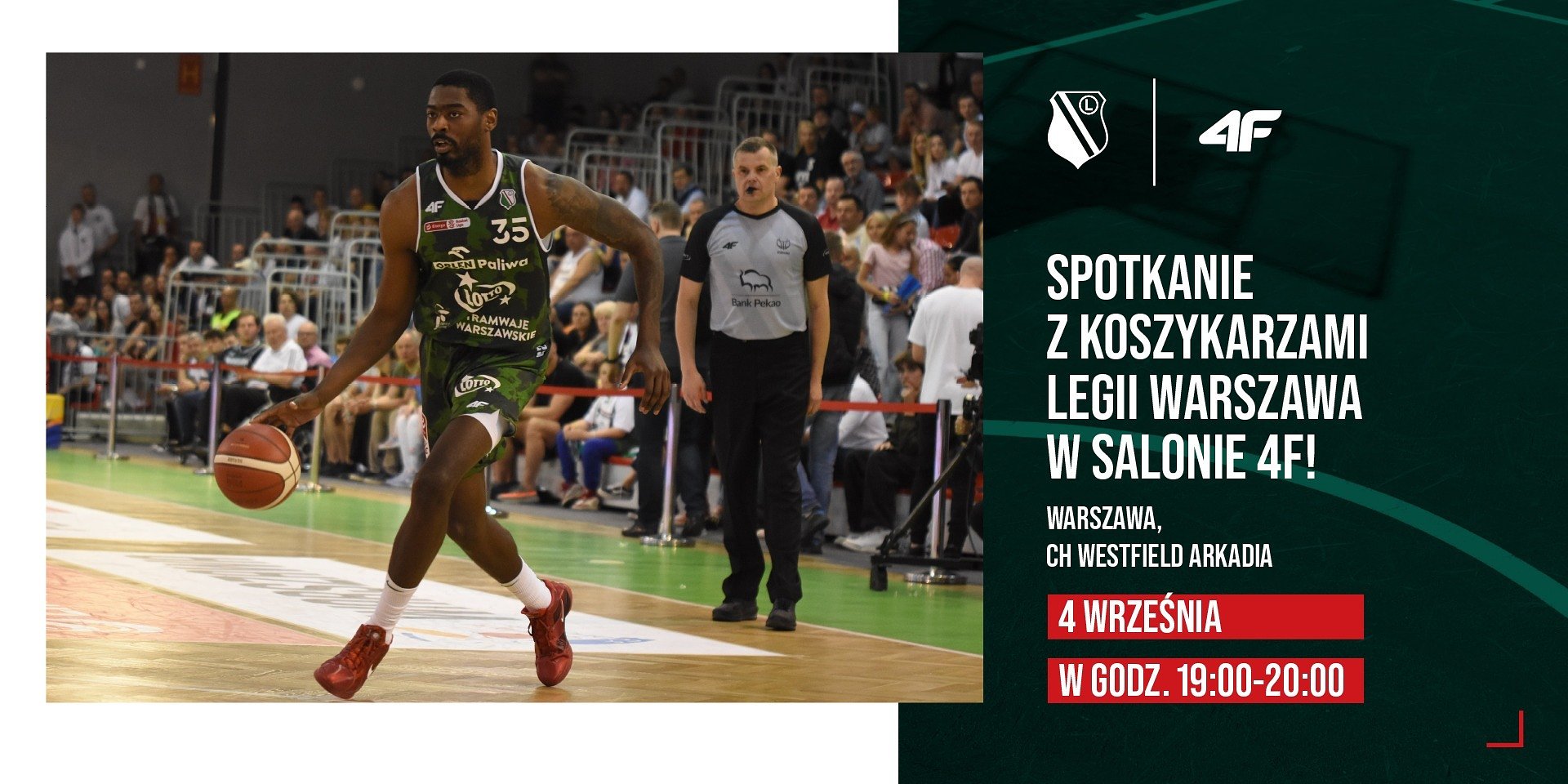 Koszykarska Legia Warszawa zaprezentuje nową koszulkę meczową