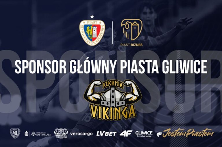 Firma cateringowa sponsorem głównym Piasta Gliwice