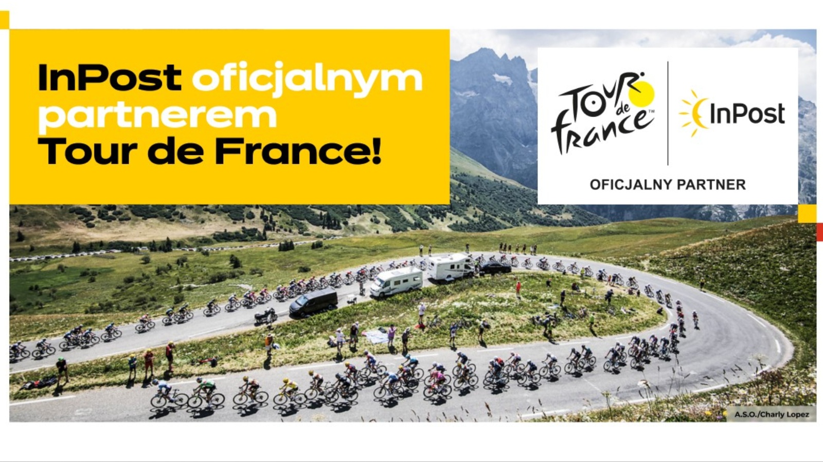 InPost jest oficjalnym partnerem Tour de France