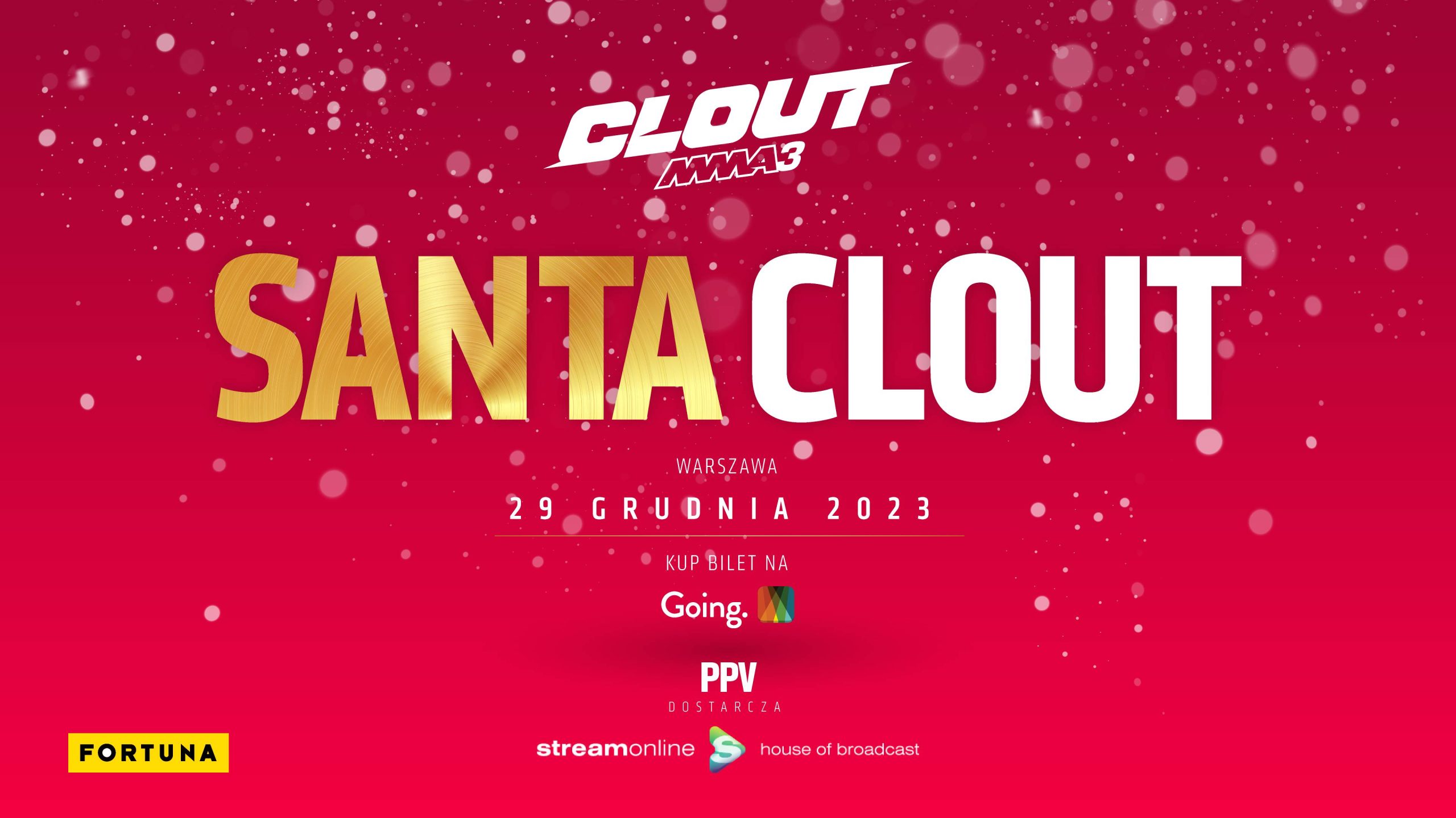 CLOUT MMA 3: Santa Clout już 29 grudnia w Warszawie. 