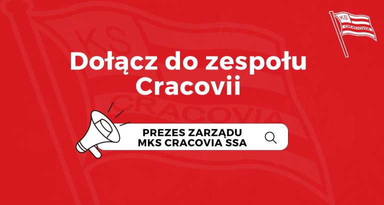 Cracovia szuka... prezesa. I ty możesz nim zostać