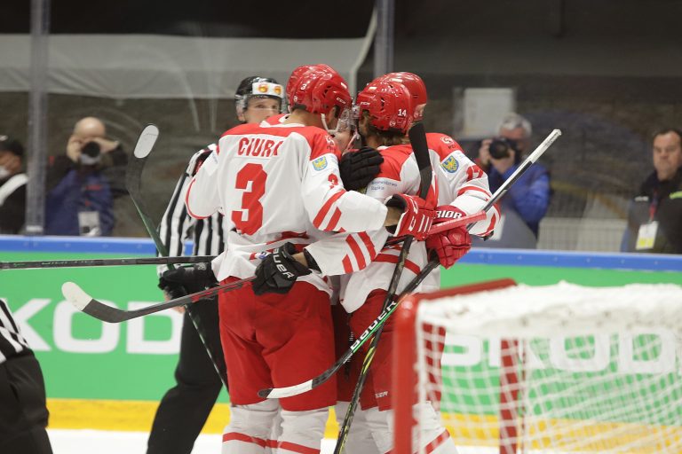 2022.04.28 Tychy 
IIHF Mistrzostwa Swiata w Hokeju na Lodzie Dywizji IB Ukraina - Polska
N/z gol, radosc, bramka Reprezentacja Polski
Credit: Tomasz Kudala / PressFocus 

 2022.04.28 Tychy 
Ice Hockey IIHF World Championship Division I, Group B Ukraina - Polska
gol, radosc, bramka Reprezentacja Polski
Credit: Tomasz Kudala / PressFocus