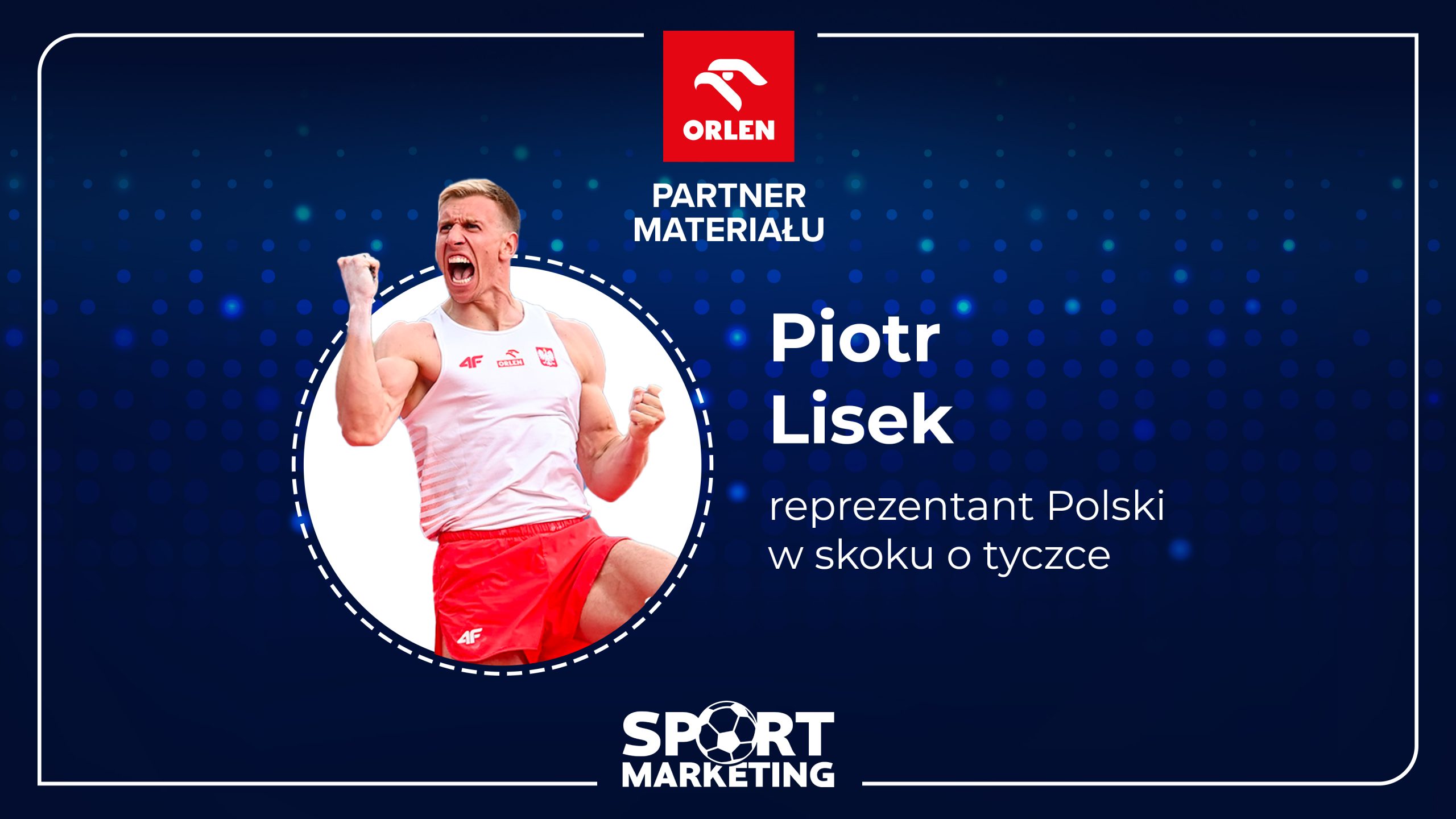 Piotr Lisek, reprezentant Polski w skoku o tyczce