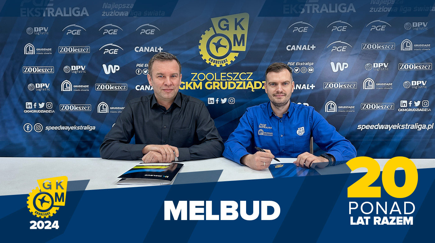 Firma MELBUD zostaje w GKM Grudziądz