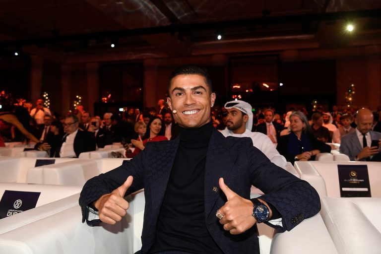 Foto Fabio Ferrari/LaPresse - 19 Gennaio 2024 - Dubai, Emirati Arabi Uniti - Sport - Calcio -Globe Soccer Awards 2024 - 14esima edizione. 
Nella foto: Cristiano Ronaldo
January 19, 2024 Dubai, United Arab Emirates - sport - Soccer - Globe Soccer Awards 2024 - 14th edition. 
In the pic: Cristiano Ronaldo (Photo by Fabio Ferrari/LaPresse/Sipa USA)
2024.01.19 Dubai
pilka nozna superpuchar wloch
Globe Soccer Awards 2024
Foto Fabio Ferrari/LaPresse/SIPA USA/PressFocus

!!! POLAND ONLY !!!