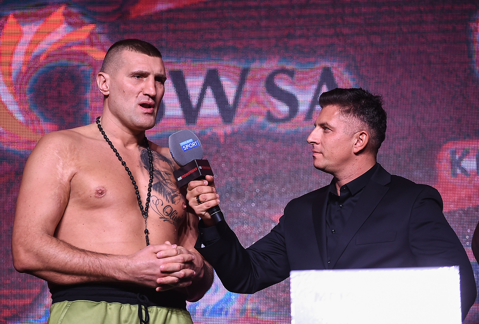 2019.04.05 Katowice
Boks Waznie 
Ceremonia wazenia przed gala MB Promotions Ostatni Taniec
N/z Mariusz Wach Mateusz Borek
Foto Lukasz Sobala / Press Focus

2019.04.05 Katowice
Boxing 
Weighing ceremony before MB Promotions Last Dance
Mariusz Wach Mateusz Borek
Credit: Lukasz Sobala / Press Focus