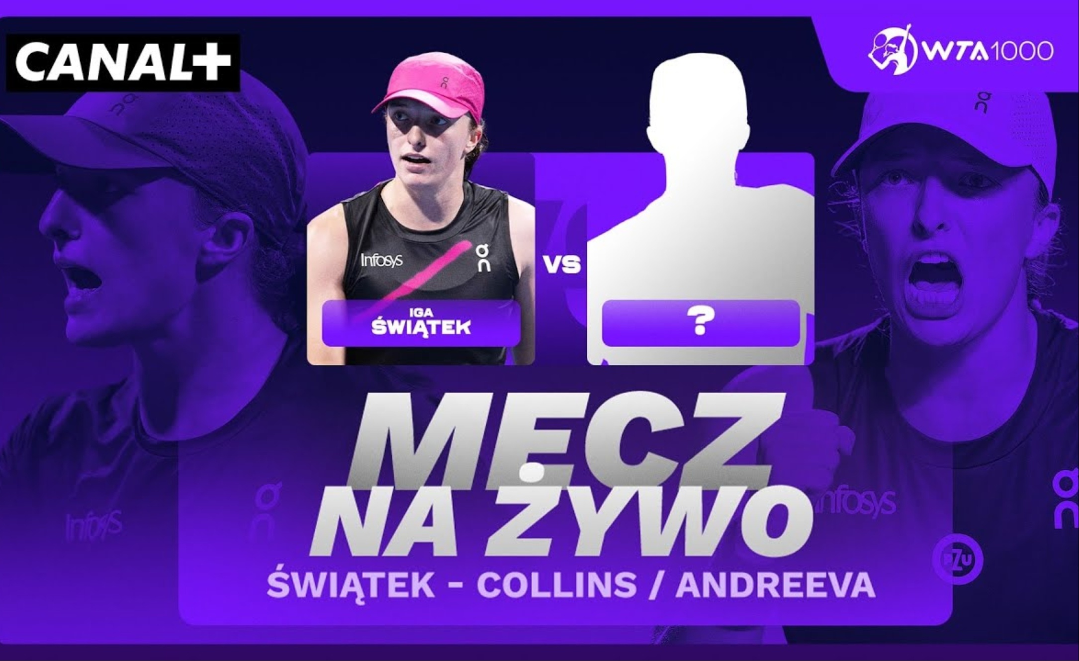 Mecz Igi Świątek będzie można zobaczyć na kanale YouTube Canal Plus Sport