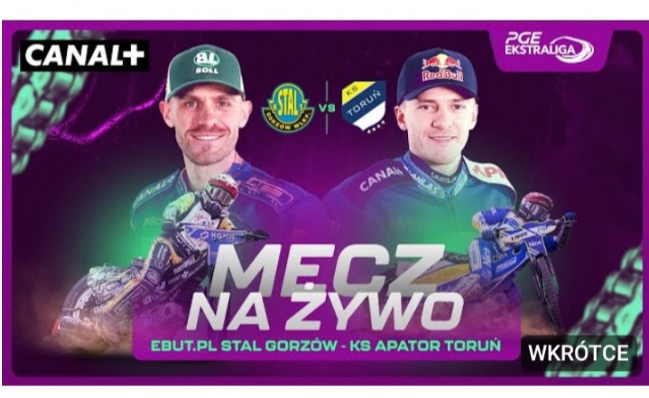 Stal Gorzów vs KS Apator Toruń już w 17 kwietnia na kanale YouTube