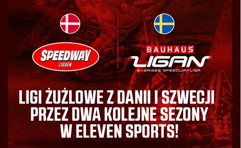 Żużel ze Szwecji i Danii na antenach Eleven Sports. Już oficjalnie.