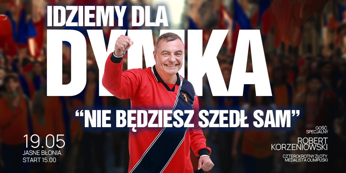 &#8222;Nie będziesz szedł sam&#8221;. Weź udział w marszobiegu dla Roberta Dymkowskiego!