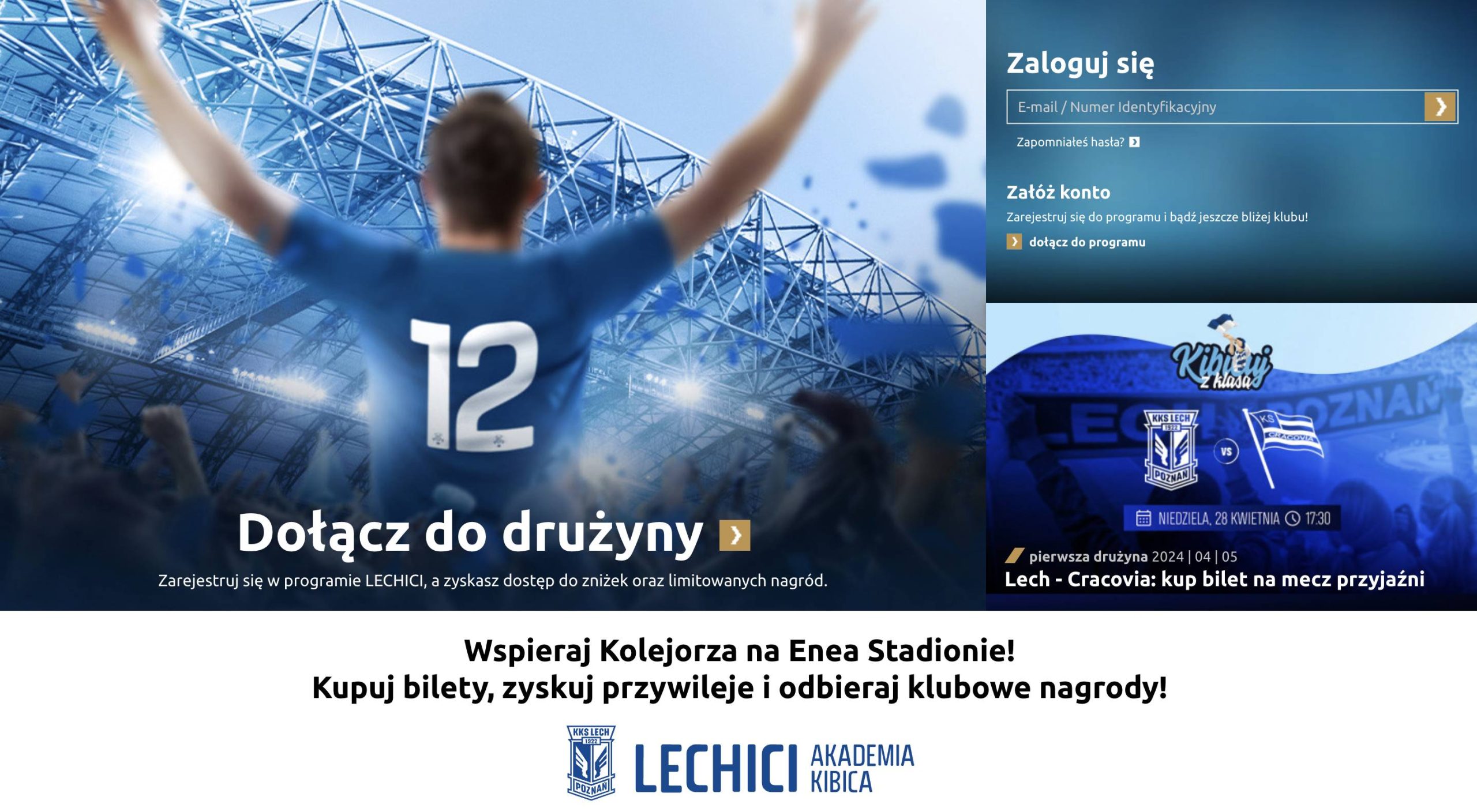 Kibice Lecha Poznań mogą angażować się w program Lechici