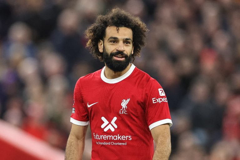 Mohamed Salah of Liverpool during the Premier League match Liverpool vs Manchester United at Anfield, Liverpool, United Kingdom, 17th December 2023

(Photo by Mark Cosgrove/News Images) in Liverpool, United Kingdom on 12/17/2023. (Photo by Mark Cosgrove/News Images/Sipa USA)
2023.12.17 Liverpool
pilka nozna liga angielska
Liverpool - Manchester United
Foto News Images/SIPA USA/PressFocus

!!! POLAND ONLY !!!