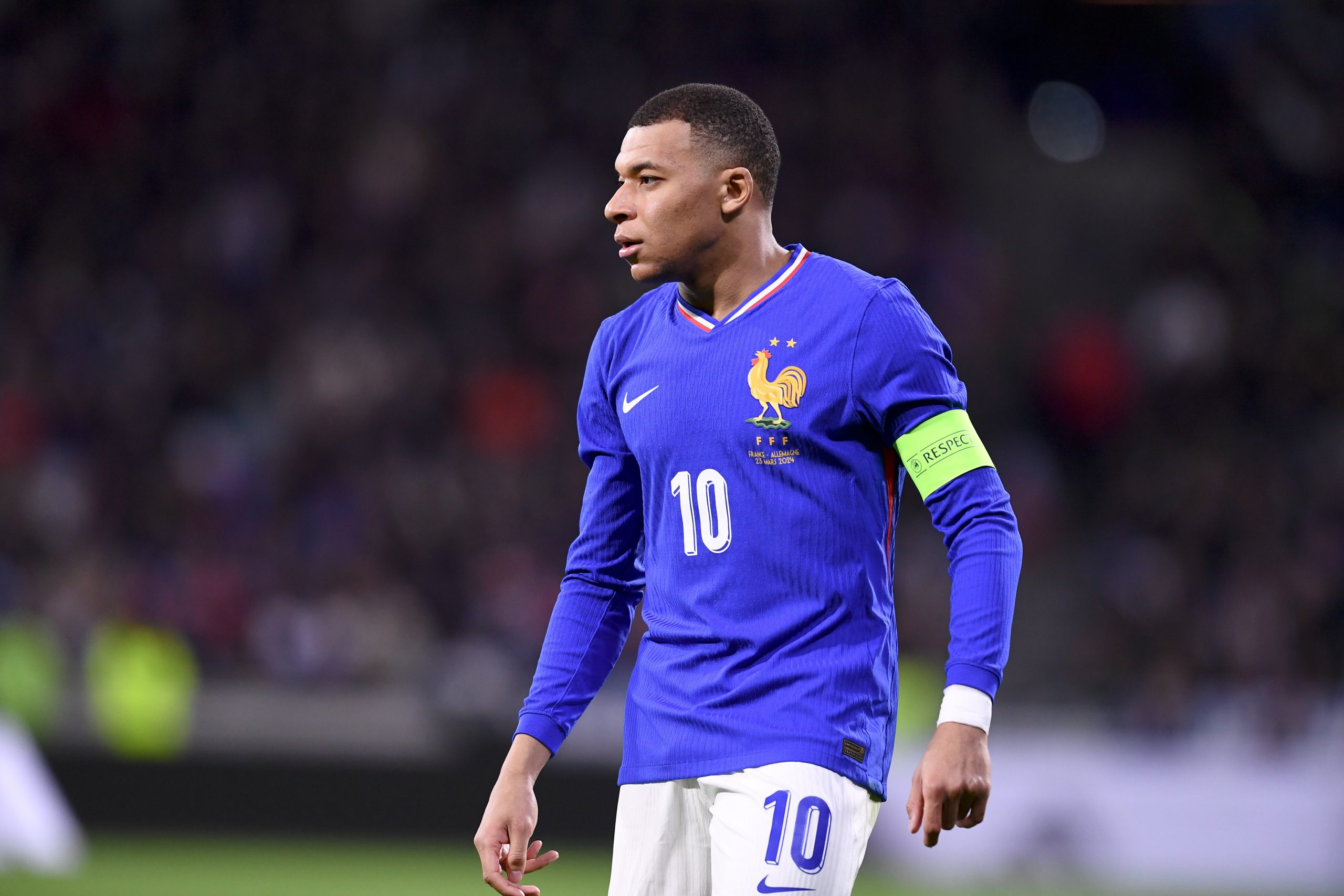 10 Kylian MBAPPE (fra) during the International friendly match between France and Germany at Groupama Stadium on March 23, 2024 in Lyon, France.(Photo by Philippe Lecoeur/FEP/Icon Sport/Sipa USA) - Photo by Icon Sport/Sipa USA
2024.03.23 Lyon
pilka nozna , miedzynarodowy mecz towarzyski
Francja - Niemcy
Foto Philippe Lecoeur/FEP/Icon Sport/SIPA USA/PressFocus

!!! POLAND ONLY !!!