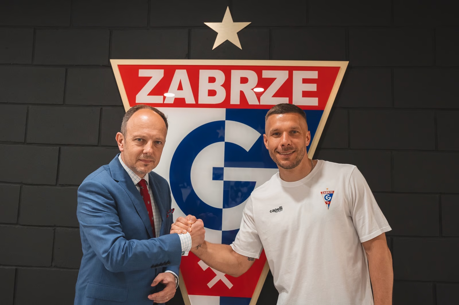 Lukas Podolski nowym ambasadorem Górnika Zabrze i doradcą społecznym zarządu.