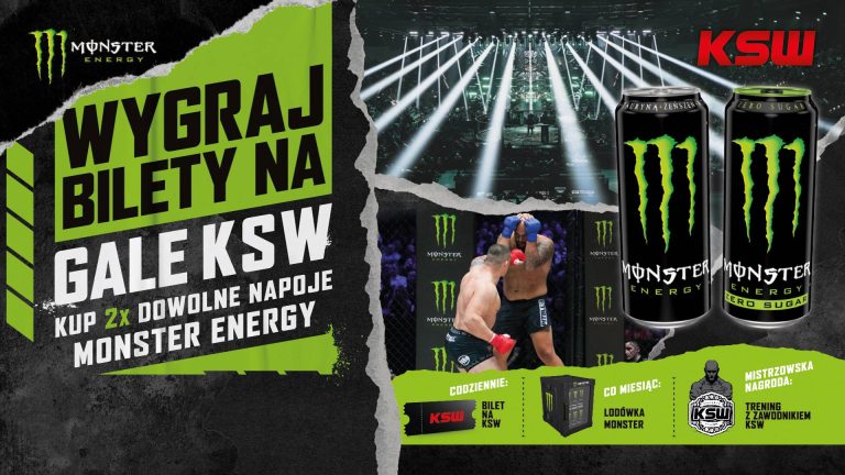 Loteria Monster Energy i KSW. Do wygrania wyjątkowe nagrody