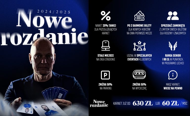 Lech Poznań wprowadził &quot;nowe rozdanie&quot;