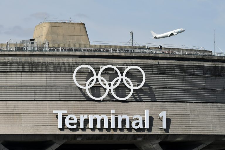 (240425) --BEIJING, April 25, 2024 (Xinhua) -- This photo taken on April 23, 2024 shows the Olympic rings at Roissy-Charles de Gaulle Airport for the upcoming Paris 2024 Olympic Games, near Paris, France. (Photo by Julien Mattia/Xinhua)

24.04.2024 paris
Tenis
Mutua Madrid Open 2024
FOTO Julien Mattia / Xinhua / PressFocus

POLAND ONLY!!