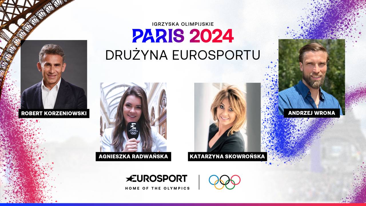 Eurosport zaprezentował drużynę na igrzyska olimpijskie w Paryżu