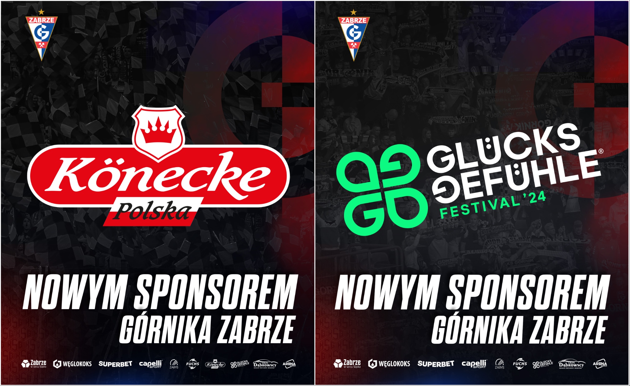 Górnik Zabrze zaprezentował nowych sponsorów