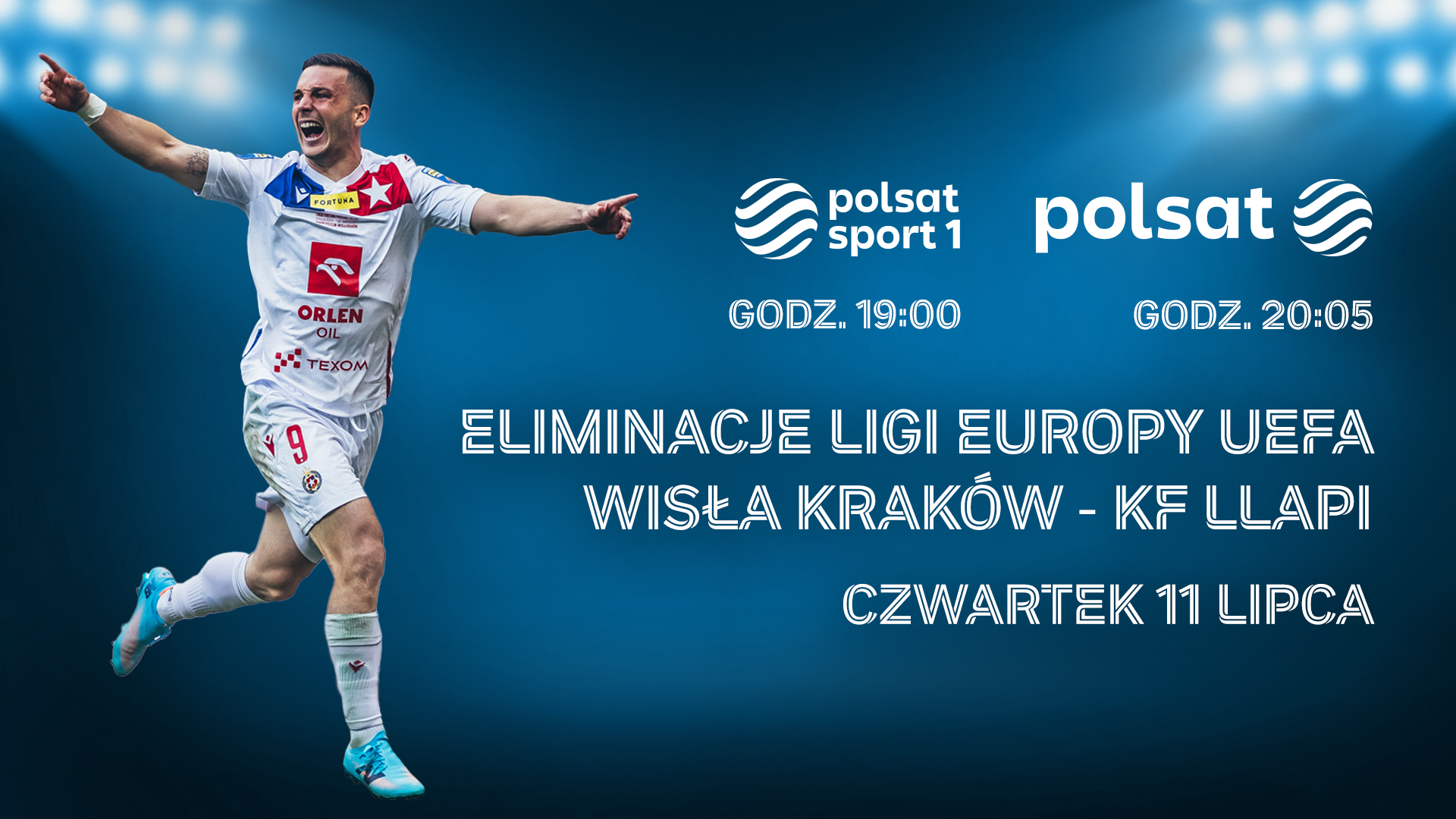 Wiemy, kto pokaże czwartkowy mecz Wisła Kraków – KF Llapi w eliminacjach Ligi Europy