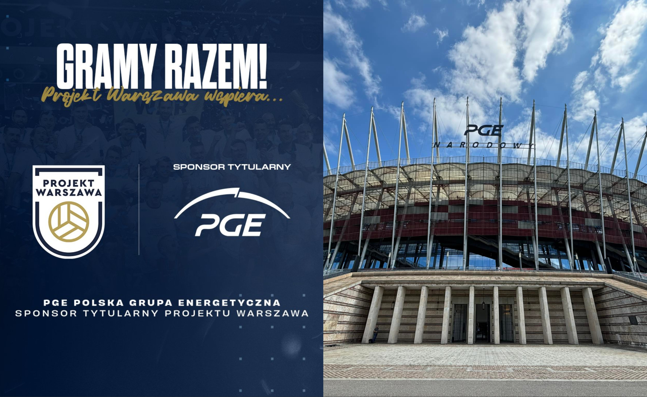 PGE sponsorem tytularnym Projektu Warszawa