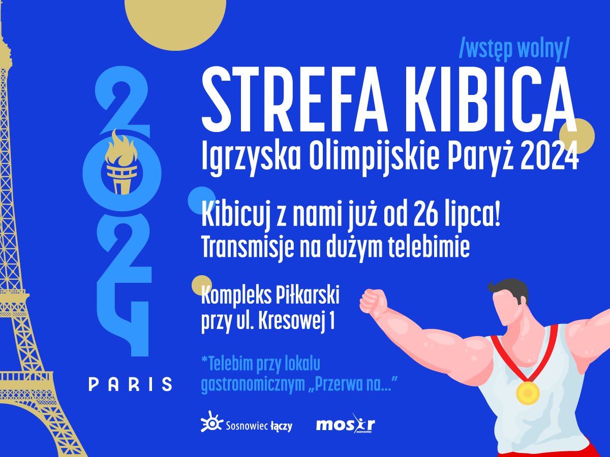 W Sosnowcu powstała olimpijska strefa kibica