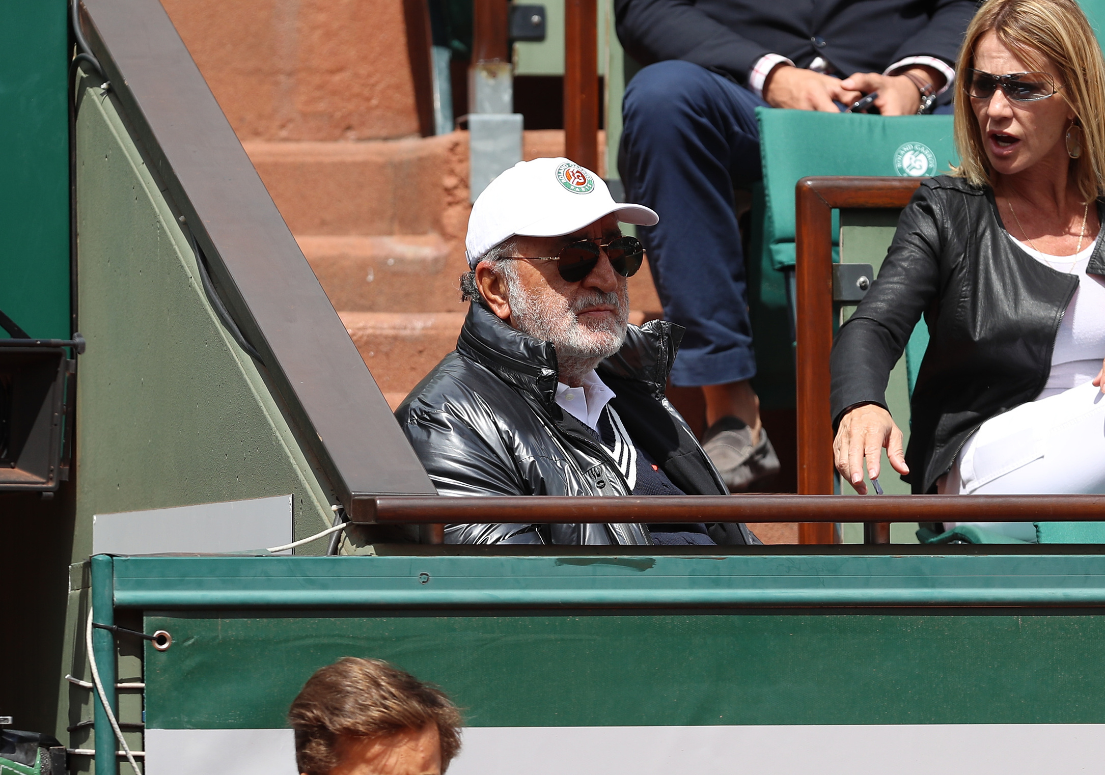 Former tennis player Ion Tiriac is watching French tennis player Kristina Mladenovic in action during her match in the 1/4 final of the WTA French Open in Roland Garros vs Swiss tennis player Timea Bacsinszky on Jun 6, 2017 in Paris, France.
06.06.2017 Paryz
Tenis
Roland Garros
Yan Lerval / Sipa / PressFocus 
POLAND ONLY!!