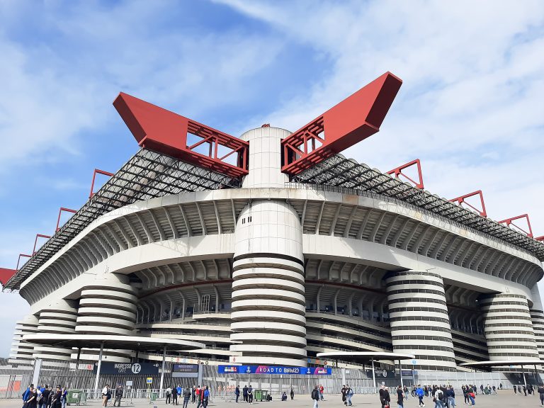 Milan, Italy, May 16th 2023: General view outside of the stadium San Siro during the UEFA Champions League Semifinal football match between Inter and Milan at Stadio San Siro in Milan, Italy.   (Daniela Porcelli / SPP) (Photo by Daniela Porcelli / SPP/Sipa USA)
2023.05.16 Mediolan
pilka nozna liga mistrzow
Inter - AC Milan
Foto SPP/SIPA USA/PressFocus

!!! POLAND ONLY !!!