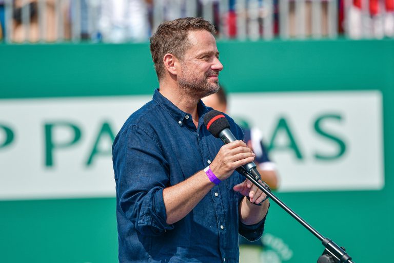 2023.07.30 Warszawa
Tenis Finał WTA250 BNP Paribas Warsaw Open
N/z Rafal Trzaskowski
Foto Pawel Bejnarowicz / PressFocus

2023.07.30 Warszawa
Warsaw Tennis Final Iga Swiatek - Laura Siegemund
Rafal Trzaskowski
Credit: Pawel Bejnarowicz / PressFocus