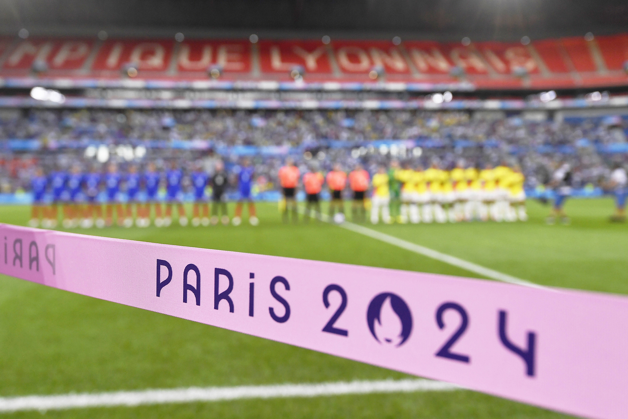 during the Women&#039;s group A match between France and Colombia of the Olympic Games Paris 2024 at groupama stadium in  Lyon France  on July 25, 2024  //ALLILIMOURAD_ALLILI1502/Credit:MOURAD ALLILI/SIPA/2407261112
2024.07.26 Lyon
Igrzyska Olimpijskie Paryz 2024 , pilka nozna kobiet
Francja - Kolumbia
Foto Mourad Allili/SIPA/PressFocus

!!! POLAND ONLY !!!