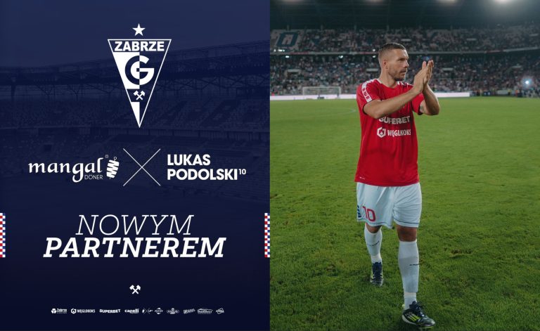 Mangal Döner x LP10 nowym partnerem Górnika Zabrze. Współwłaścicielem firmy jest Podolski