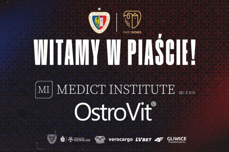 OstroVit i Medict Institute nowymi sponsorami Piasta Gliwice