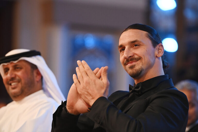 Foto Fabio Ferrari/LaPresse - 17 Novembre 2022 - Dubai, Emirati Arabi Uniti - Sport - Calcio -17ma edizione di Dubai International Sports Conference - Globe Soccer Awards 2022. 
Nella foto: Zlatan Ibrahimovic

November 17, 2022 Dubai, United Arab Emirates - sport - Soccer - 17th edition of the Dubai International Sports Conference - Globe Soccer Awards 2022. 
In the pic: Zlatan Ibrahimovic (Photo by Fabio Ferrari/LaPresse/Sipa USA)
2022.11.17 Dubai
Pilka Nozna Mistrzostwa Swiata Katar 2022
Dubai - Globe Soccer Awards 2022
Foto Fabio Ferrari/LaPresse/SIPA USA/PressFocus

!!! POLAND ONLY !!!