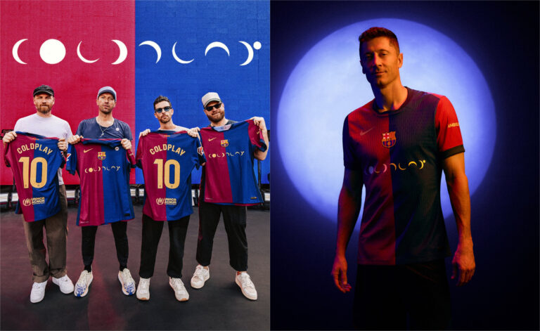 Barcelona podtrzymuje tradycję i przy okazji El Clasico eksponuje na koszulkach logotypy popularnych zespołów muzycznych. Tym razem logo Coldplay, które jest nawiązaniem do nowego albumu &quot;Moon Music&quot;, ma widnieć na koszulkach Barcy podczas rywalizacji z Realem Madryt na Santiago Bernabeu. Wcześniej Katalończycy współpracowali w ten sposób z Drakiem, Rosalia, Rolling Stonesami i Karoliem G.